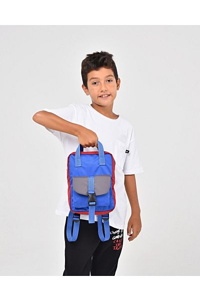 ICONE BAG Rucsac portabil dublu culoare pentru fata - detaliu blocare