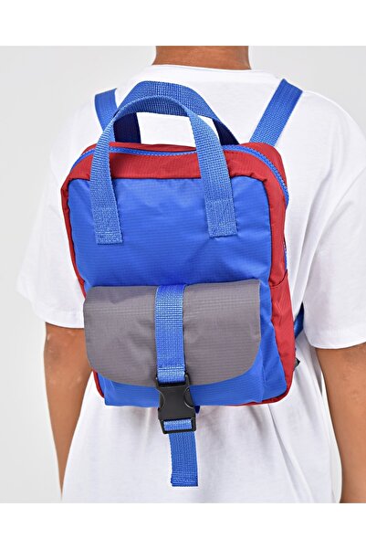 ICONE BAG Rucsac portabil dublu culoare pentru fata - detaliu blocare