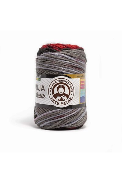 Ören Bayan Tango Tie Dye Knitting Thread 505 - Hand Model