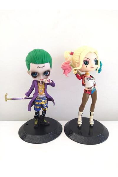 oyuncakçı savaş & europe shop Harley Quinn Joker Figür Oyuncak Masaüstü Süsü Biblo 15 Cm