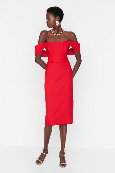 Trendyol Collection Kleid - Rot - Bodycon