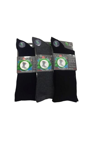Dündar 6' Pack Bamboo Elasticless Candy Socks Seamless Healthy For Feet Κάλτσες διαβήτη