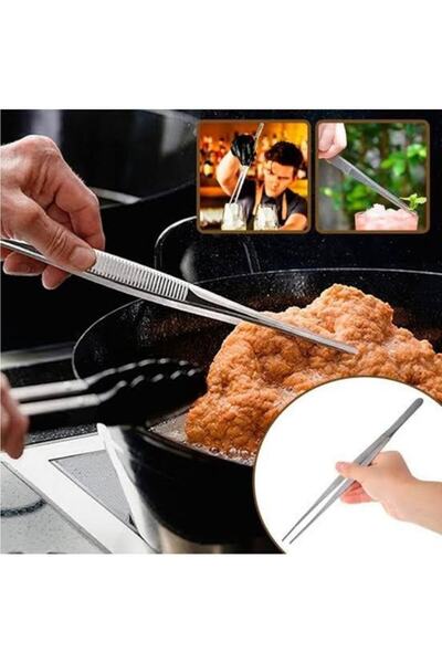 de nada ملقط مطبخ ستيل 30 سم، ملقط طعام ستيل، ملقط الشيف 30 سم