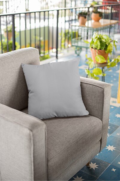 Viva Home 43x43cm Γκρι Μαξιλαροθήκη Μαξιλαροθήκη Ταϊλανδέζικης Τρίχας Διακοσμ...