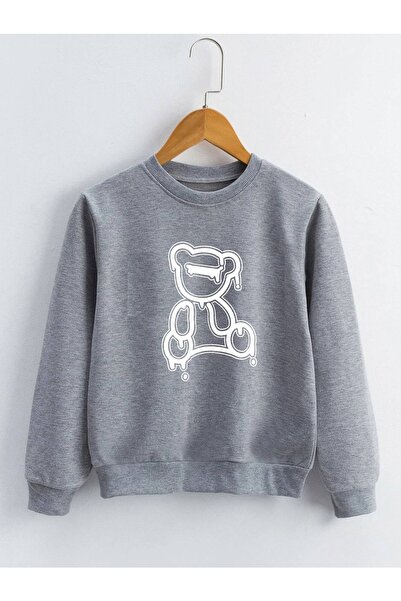 LePold Teddy Bear Printed Girl/Boy Sweatshirt