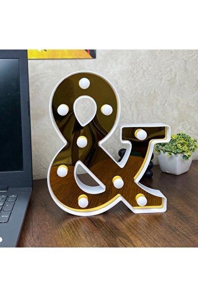 hediyeofisi Büyük Boy 3d Led Işıklı & Sembolü Ve Sembolü Nişan Organizasyon B...