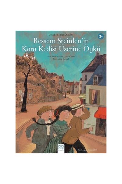 1001 Çiçek Kitaplar Ressam Steinlenin Kara Kedisi Üzerine Öykü