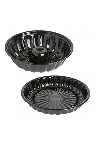 öztürkler Enamel Sliced Cake Pie Tart Mold Set of 2