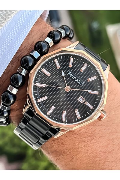 Ferrucci Functions Active Black Men's Wristwatch