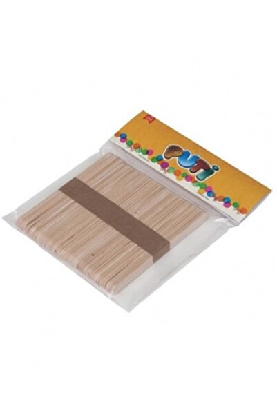 Puti Tongue Stick Ξύλινο Φυσικό 50τμχ Λεπτό