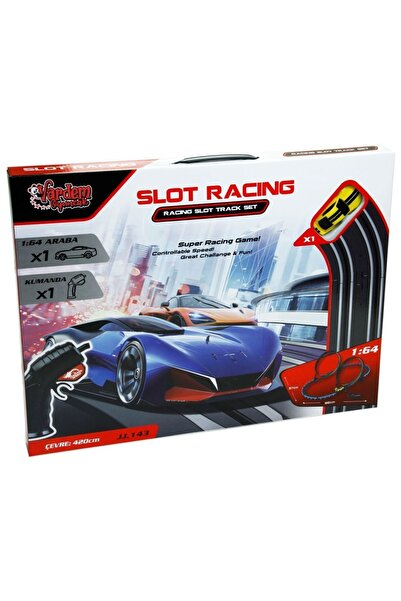 Vardem Slot Racıng Pilli 1 Araçlı Yarış Pisti Seti 1:64 (420cm) Hot Wheels