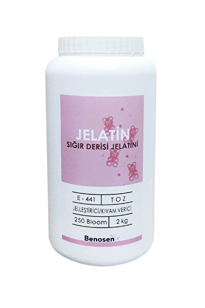 JELATİN TOZ Toz Sığır Derisi Jelatini. Jöle Ve Tatlılar Için. Türkiye'de Üret...