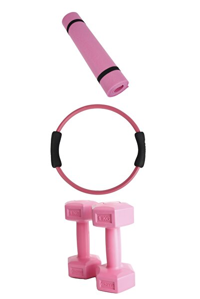 Yukon Pilates Topu Dambıl 2 X 1kg Pilates Minderi 5mm