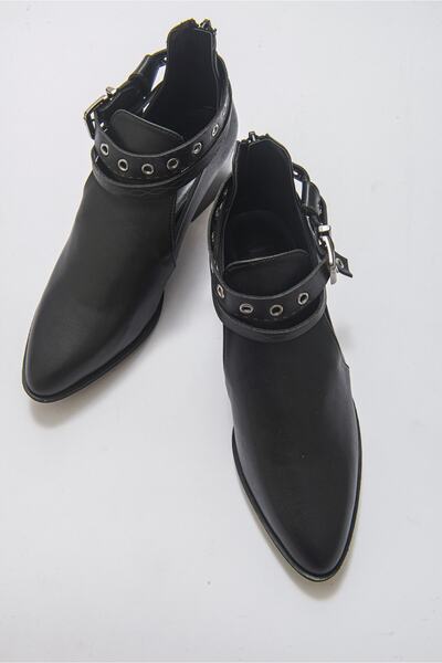 LuviShoes 11 Μαύρα Ματ Γυναικεία Μποτάκια