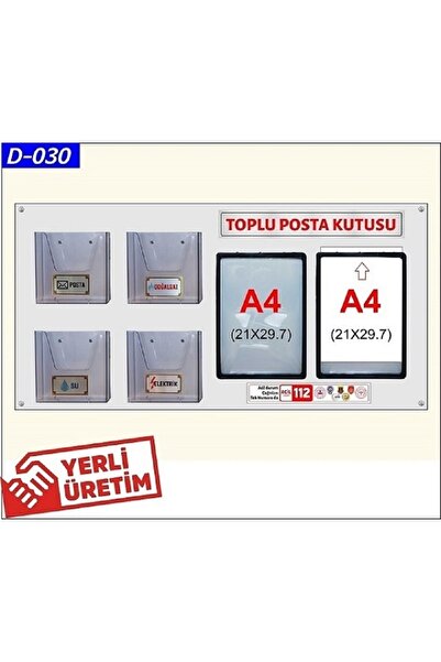 MABEN D-30 Toplu Posta Kutusu