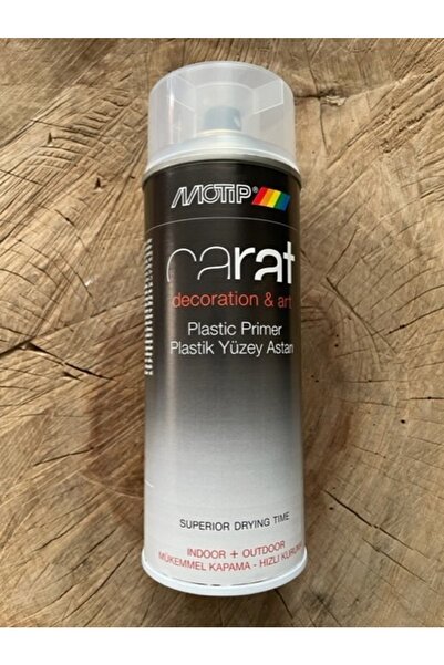 Motip Carat Sprey Tampon Astarı Plastik Boya Astarı 400 Ml Şeffaf