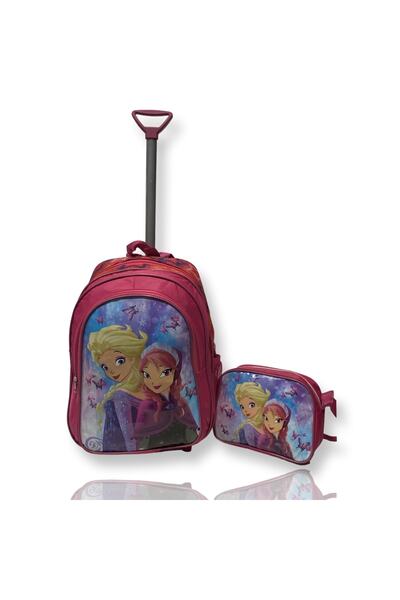 Zirve School Bag with Wheels and Squeegee