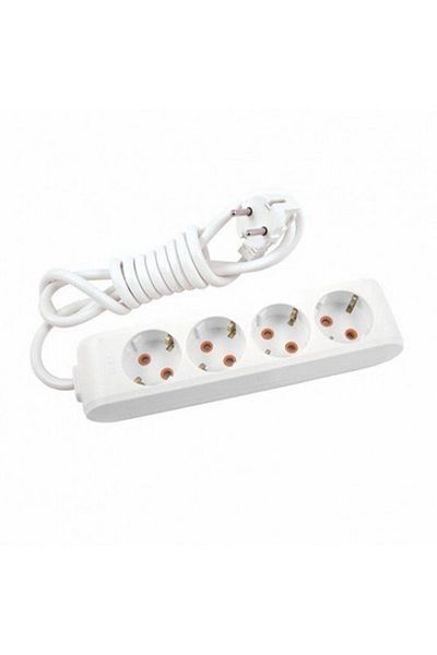 VİKO Viko 4'Child Protection Fregat with Earth Cable 5 Meters with Switch White