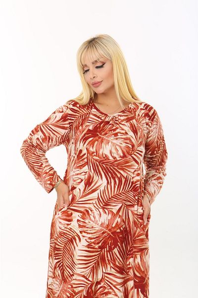 Mezura Autumn/winter Plus Size Long Sleeve (Suitable for hijab) Stylish Comfortable Dress