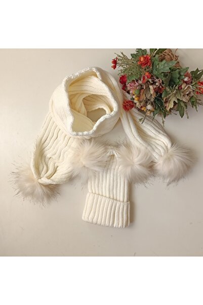 Ensu bayb Çocuk Atkı Bere Takımı