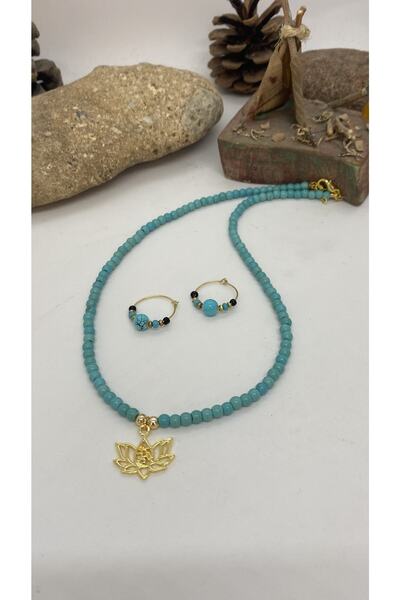 Porsuk Alternatif Handmade Ethnic Authentic Hippie Bohemian Lotus Necklace Ea...