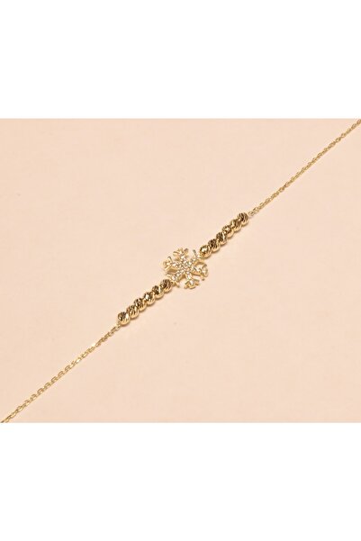 SUDEKAĞAN Altın Kar Tanesi Bileklik