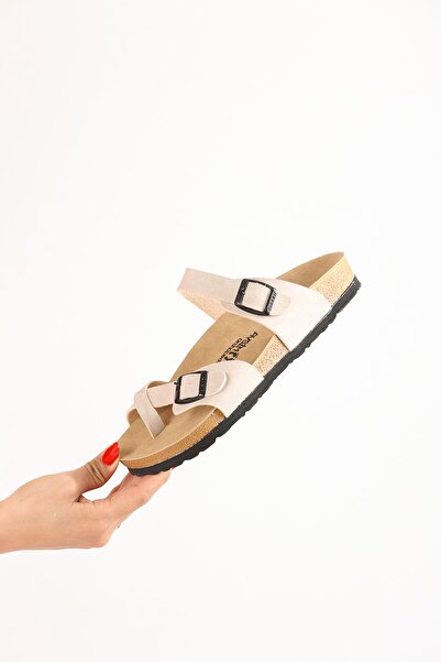 en7 Дамски джапанки от норка - Шарени гъби, EM9638