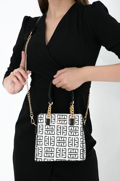 Lifonbag Mini geantă de mână și umăr pentru femei - curea semi-lanț