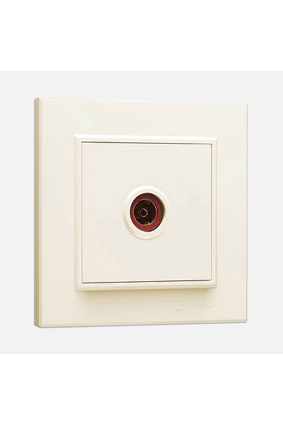 MAKEL Karea Tv Antenna Socket Transitional Cream