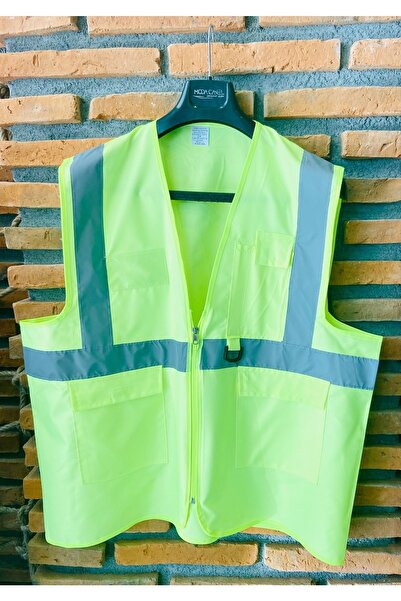 ModaCanel سترة عاكسة للضوء من القماش المقاوم للماء للدراجة النارية مع جيوب من...