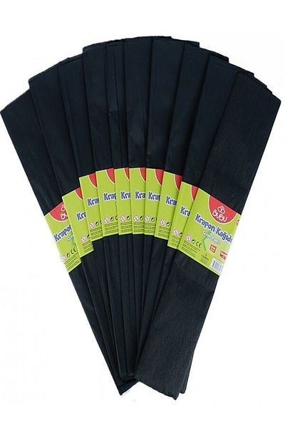 Bubu 50x200 Cm Colored Crapon Paper - 10-Piece Event and Decoration Set