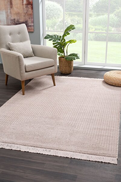 Giza Home Pandora Açık Vizon Modern Oturma Odası ve Salon Halısı 1104A-RB22