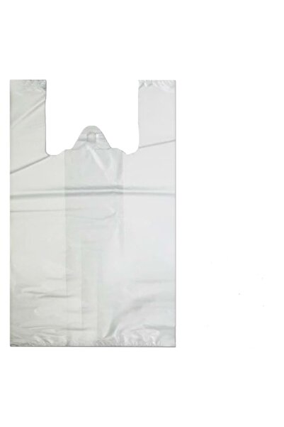 Genel Markalar Beyaz Baskısız Atlet Poşet Orta Boy Poşet Payı 1 Kg Poşet Manav Market