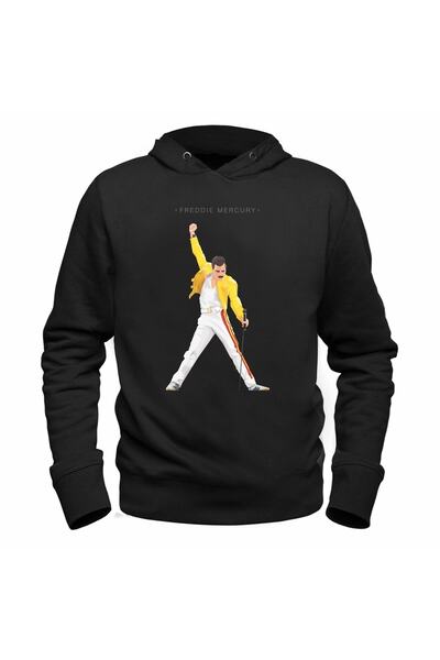 Alfa Tshirt Unisex Kids Black Freddie Mercury Bohemian Rhapsody Hooded Sweats...