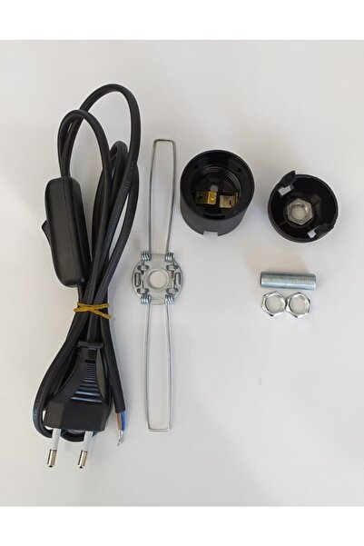 Alpha Tasarım Atölyesi Abajur Elektrik Aksamı E 27 Duylu