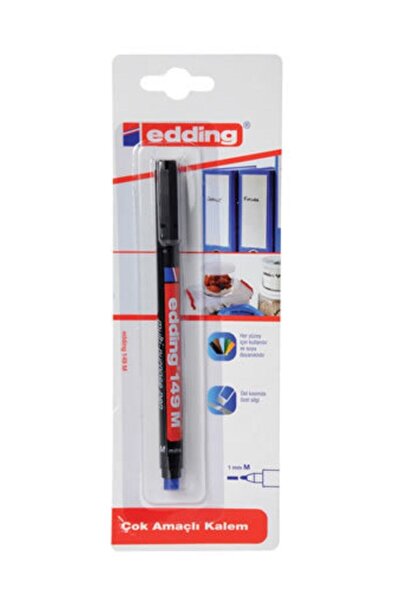 Edding 149 M Teklı Blister Siyah E-149m