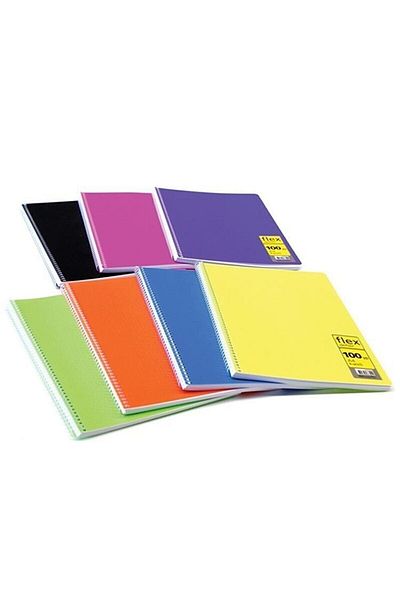 Mynote Flex Pp Spiral Notebook A4 40 Sheets Checkered