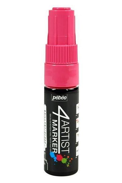 Pebeo 4Artist Oil Marker Oil Painting Pen 8mm Cut End PINK