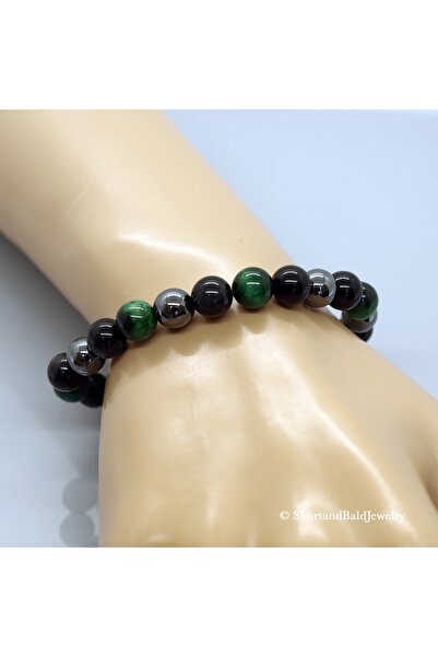 Padore Accessory للجنسين - سوار شفاء من الحجر الطبيعي لتخفيف التوتر > الهيمات...