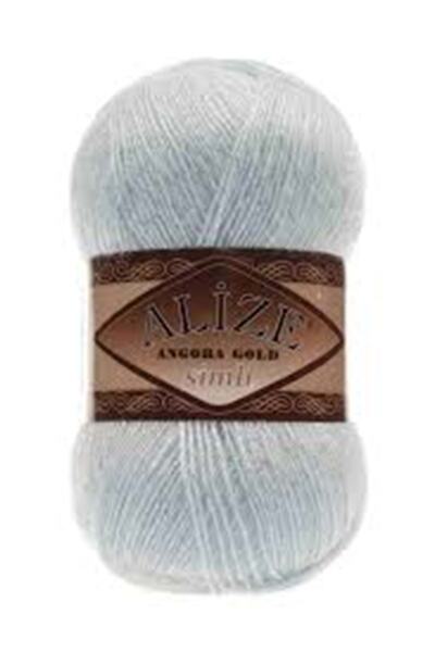 Alize Ангора Голд - Искрящо ледено синьо 5 броя Цвят: 514