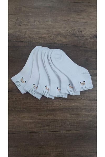 Leement socks Детски 6 чифта памучни летни бели ботуши Чорапи