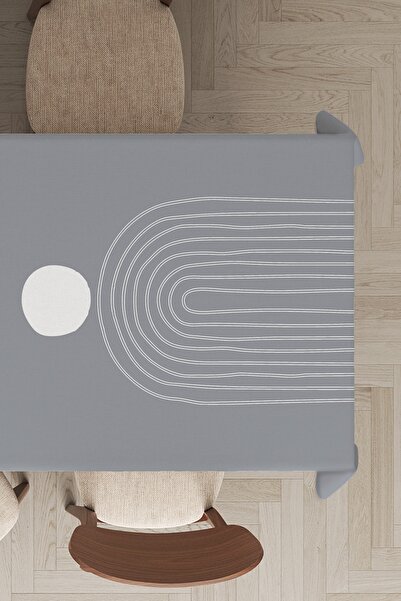 Viva Home Față de masă din catifea din pene thailandeze premium, lavabilă, cu...