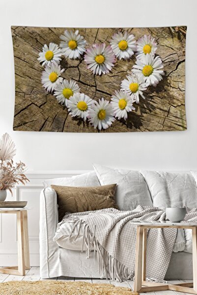Generic Brand Heart Daisy Lavabil, fără decolorare, rezistent la pete, capac ...