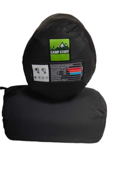 CAMP STORY Tim-8 200 Gr Padded Blanket Type Sleeping Bag Navy Blue