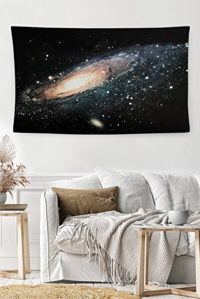 Generic Brand Husă decorativă de perete Galaxy, lavabilă, rezistentă la pete,...