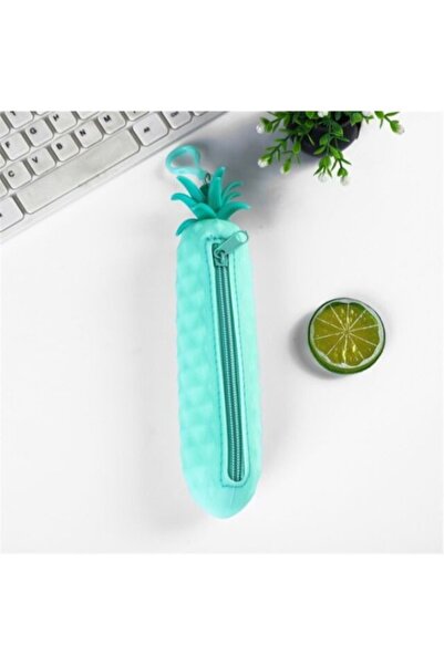 Çılgıntrend Силіконовий пенал для олівців «Ананас» зелений