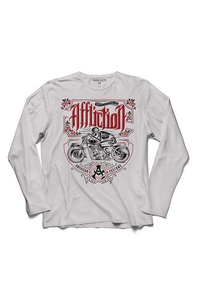 Kendim Seçtim Tricou cu mânecă lungă Death Rider Affliction Death Rider pentru bărbați