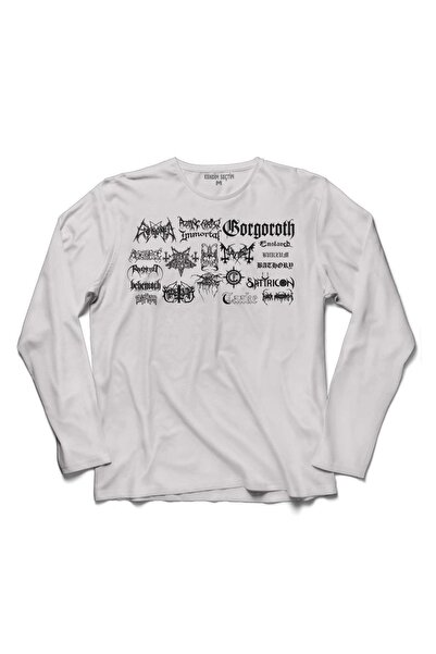 Kendim Seçtim Ben Sahar Behemoth Metal Rock Сухий Череп Skull 2 Довгорукава Ф...