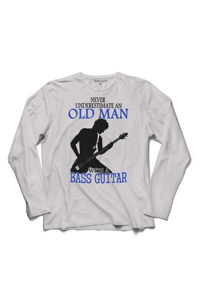 Kendim Seçtim Neil Young Never Undersestımate An Old Man tricou cu mânecă lungă