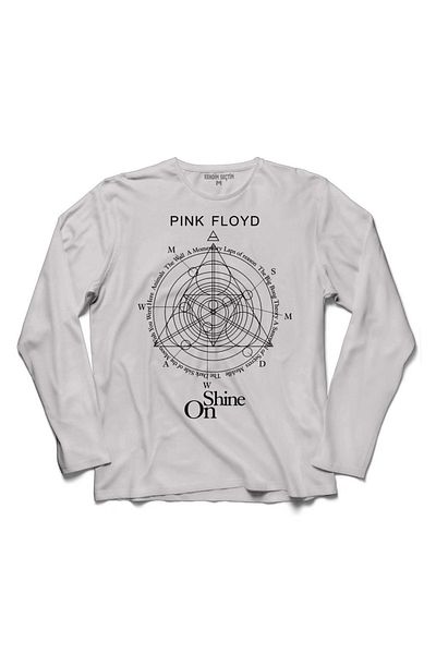 Kendim Seçtim Tricou cu mânecă lungă Shine On You Crazy Diamond Adesıvo Pink Floyd